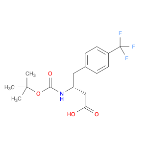 (R)-3-((tert-Butoxycarbonyl)amino)-4-(4-(trifluoromethyl)phenyl)butanoic acid