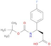 (R)-3-((tert-Butoxycarbonyl)amino)-3-(4-fluorophenyl)propanoic acid