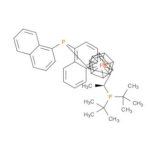 (2S)-1-[(1S)-1-[Bis(1,1-dimethylethyl)phosphino]ethyl]-2-(di-1-naphthalenylphosphino)ferrocene