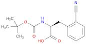 (S)-2-((tert-Butoxycarbonyl)amino)-3-(2-cyanophenyl)propanoic acid