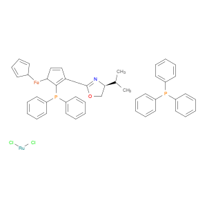 (R)-1-(DIPHENYLPHOSPHINO)-2-[(S)-4-ISOPROPYL-2-OXAZOLIN-2-YL]FERROCENE TRIPHENYLPHOSPHINE RUTHEN...