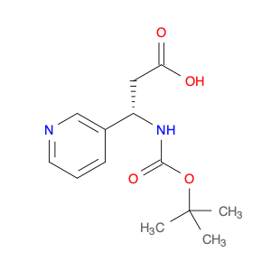 (S)-3-((tert-Butoxycarbonyl)amino)-3-(pyridin-3-yl)propanoic acid