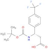 (S)-3-((tert-Butoxycarbonyl)amino)-3-(4-(trifluoromethyl)phenyl)propanoic acid