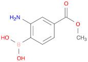 Benzoic acid, 3-amino-4-borono-, 1-methyl ester (9CI)