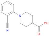 1-(2-CYANOPHENYL)-4-PIPERIDINECARBOXYLIC ACID