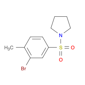 1-(3-Bromo-4-methylphenylsulfonyl)pyrrolidine