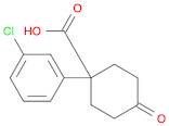 1-(3-Chlorophenyl)-4-oxocyclohexanecarboxylic acid