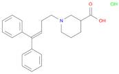 1-(4,4-Diphenylbut-3-en-1-yl)piperidine-3-carboxylic acid hydrochloride