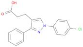 1-(4-Chlorophenyl)-3-phenylpyrazole-4-propionic acid