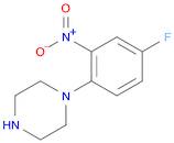 1-(4-Fluoro-2-nitrophenyl)piperazine