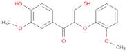 3-Hydroxy-1-(4-hydroxy-3-methoxyphenyl)-2-(2-methoxyphenoxy)propan-1-one