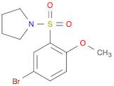 1-((5-Bromo-2-methoxyphenyl)sulfonyl)pyrrolidine