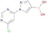 (1-(6-Chloropyrimidin-4-yl)-1H-pyrazol-4-yl)boronic acid