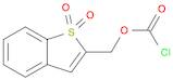 (1,1-Dioxidobenzo[b]thiophen-2-yl)methyl carbonochloridate