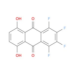 1,2,3,4-Tetrafluoro-5,8-dihydroxyanthraquinone