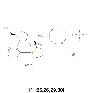 1,2-Bis[(2S,5S)-2,5-diethylphospholano]benzene(1,5-cyclooctadiene)rhodium(I) tetrafluoroborate