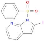 2-Iodo-1-(phenylsulfonyl)-1H-pyrrolo[2,3-b]pyridine