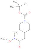 tert-Butyl 4-(2-(methoxy(methyl)amino)-2-oxoethyl)piperidine-1-carboxylate