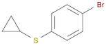 (4-Bromophenyl)(cyclopropyl)sulfane