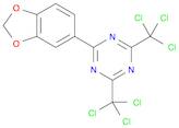 2-(3,4-METHYLENEDIOXYPHENYL)-4,6-BIS(TRICHLOROMETHYL)-1,3,5-TRIAZINE