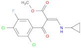 Methyl 3-(cyclopropylamino)-2-(2,4-dichloro-5-fluorobenzoyl)acrylate