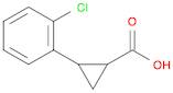 2-(2-Chlorophenyl)cyclopropanecarboxylic acid