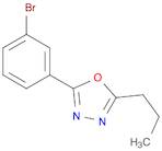 2-(3-Bromophenyl)-5-propyl-1,3,4-oxadiazole