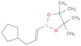 2-(3-Cyclopentylprop-1-en-1-yl)-4,4,5,5-tetramethyl-1,3,2-dioxaborolane