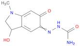 2-(3-Hydroxy-1-methyl-6-oxo-2,3-dihydro-1H-indol-5(6H)-ylidene)hydrazinecarboxamide