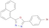 2-(4-BROMOPHENYL)-5-(1-NAPHTHYL)-1,3,4-OXADIAZOLE