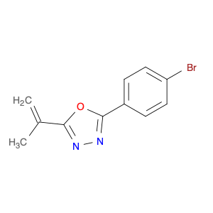 2-(4-BroMophenyl)-5-(prop-1-en-2-yl)-1,3,4-oxadiazole