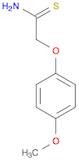 2-(4-Methoxyphenoxy)ethanethioamide