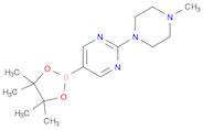 2-(4-Methylpiperazin-1-yl)-5-(4,4,5,5-tetramethyl-1,3,2-dioxaborolan-2-yl)pyrimidine