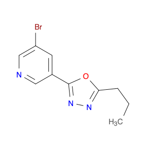 2-(5-Bromopyridin-3-yl)-5-propyl-1,3,4-oxadiazole