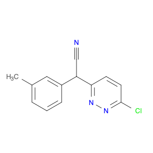 2-(6-Chloropyridazin-3-yl)-2-(m-tolyl)acetonitrile