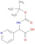 2-((tert-Butoxycarbonyl)amino)-2-(pyridin-3-yl)acetic acid