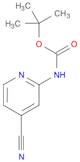 Carbamic acid, (4-cyano-2-pyridinyl)-, 1,1-dimethylethyl ester (9CI)