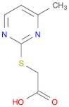 2-((4-Methylpyrimidin-2-yl)thio)acetic acid