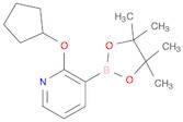 2-(Cyclopentyloxy)-3-(4,4,5,5-tetramethyl-1,3,2-dioxaborolan-2-yl)pyridine