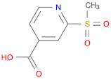 2-(Methylsulfonyl)-4-pyridinecarboxylic Acid