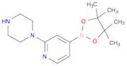 2-(Piperazin-1-yl)pyridine-4-boronic acid, pinacol ester