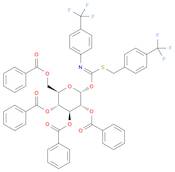 (2R,3R,4S,5R,6R)-2-((Benzoyloxy)methyl)-6-(((4-(trifluoromethyl)benzyl)thio)((4-(trifluoromethyl)p…