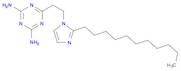 6-(2-(2-Undecyl-1H-imidazol-1-yl)ethyl)-1,3,5-triazine-2,4-diamine