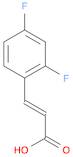 (E)-3-(2,4-Difluorophenyl)acrylic acid