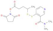 2,5-dioxopyrrolidin-1-yl 4-((3-(dimethylcarbamoyl)pyridin-4-yl)disulfanyl)pentanoate