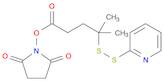 2,5-dioxopyrrolidin-1-yl 4-methyl-4-(pyridin-2-yldisulfanyl)pentanoate