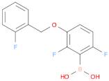 (2,6-Difluoro-3-((2-fluorobenzyl)oxy)phenyl)boronic acid