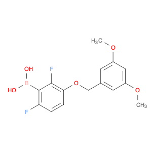 (3-((3,5-Dimethoxybenzyl)oxy)-2,6-difluorophenyl)boronic acid