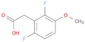 2,6-DIFLUORO-3-METHOXYPHENYLACETIC ACID