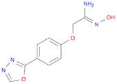 2-[4-(1,3,4-Oxadiazol-2-yl)phenoxy]acetamidoxime